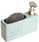 HOMLA Spender Seifenspender Seifendose Seifendosierer Flüssigseife Flüssigseifenspender TORK Pistazie mit Schwamm 15x18 cm