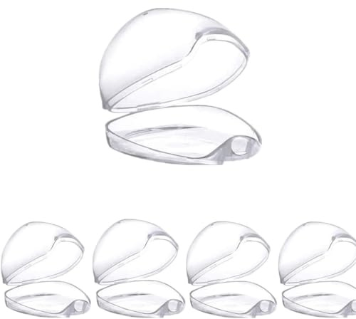Transparente Schnuller-Hülle, transparent, Baby-Schnulleretui, BPA-frei, Aufbewahrungsbox, Schnulleretui, Aufbewahrungsbox für Reisen, Zuhause, 5 Stück