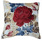 heimtexland Gobelin Dekokissen Blumen Deko Kissen Bezug mit Baumwolle Öko-tex Kissenbezug Landhaus Sofakissen Art Déco Rose Typ884 Kissenhülle 40x40 cm Pfingstrose