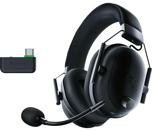 Razer BlackShark V2 Pro Wireless Xbox Gaming Headset: 50mm Drivers - Super Wideband Mic - Noise Isolating Earcups - for Xbox, PS5, Nintendo Switch 2, PC, Mac - Bluetooth, USB-C - 70hr Battery - Black