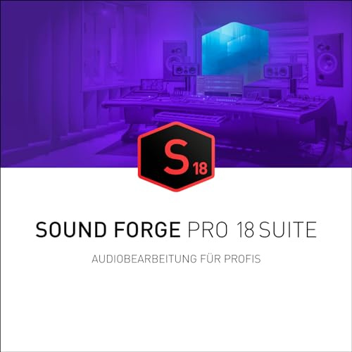SOUND FORGE Pro 18 Suite| Audio Software | Musikprogramm | für Windows 10/11 PC | 1 Volllizenz als praktischer Download