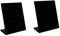 Espositore per Orecchini,2 pezzo Nero Velluto Gioielli Espositore per Orecchini con 60 Slot (30 Paio) , Porta Orecchini Organizer a Forma di L per Mostrare e Appendere Orecchini, supporto per gioielli