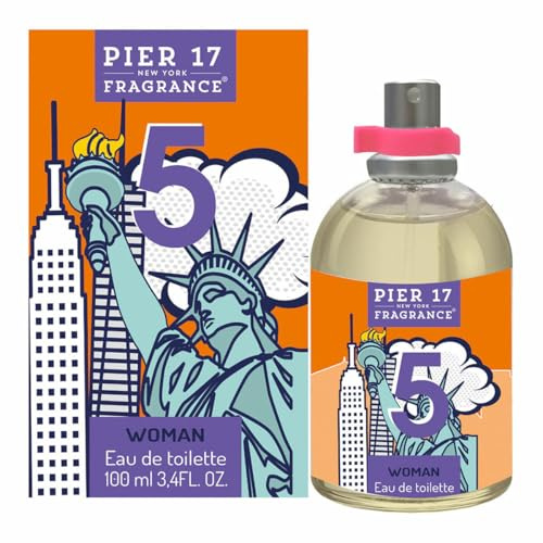 Pier 17 New York Eau de Parfum für Damen, 100 ml, 5 Stück