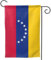 Petit drapeau de jardin du Venezuela imprimé double face vertical bienvenue drapeau de cour 31,8 x 45,7 cm Décoration extérieure