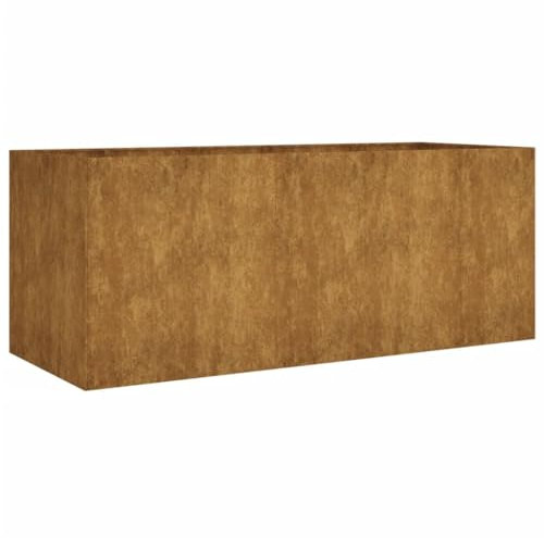 Hochbeet 200x80x80 cm Cortenstahl Blumentöpfe Groß Hochbeete Für Garten Blumentöpfe Innen Blumentopf Groß für Terrasse Garten Balkon Innenhof