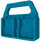 Durable ABS Plastic compatible with Makita 14V/18V Battery Holder (4 batteries) - Turquoise, Sturdy Design for Workbench, Garage Storage, Tool Boxes & Vehicle Accessories, Battery Storage Case