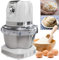 Syntrox Germany KM-600W Küchenmaschine Knetmaschine Mixer, Edelstahl-Behälter, 4 Liter, creme