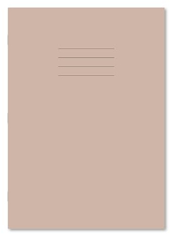 Hamelin A4 8 mm Ruled and Margin 64 Pages Exercise Book - Buff (Pack of 50)