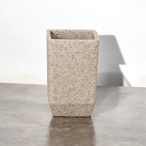 Sand Effect Metro Bathroom Tumbler/Toothbrush Holder