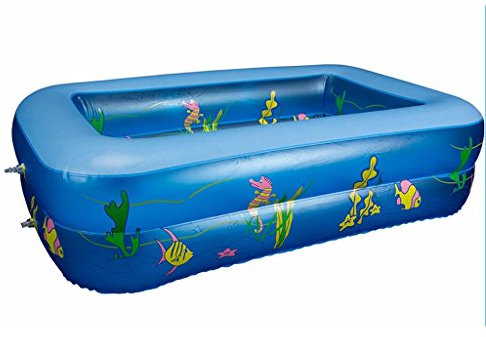 WENJUN Piscina per Bambini Gonfiabile Piscina per Bambini per Uso Domestico Bagnetto Blu (Colore : Blu, Dimensioni : 120 * 90 cm)