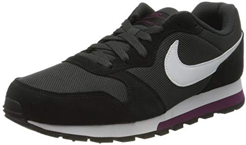 Nike WMNS Md Runner 2, Damen Fitnessschuhe, Mehrfarbig (Anthracite/White/Black/Bordeaux 012), 37.5 EU