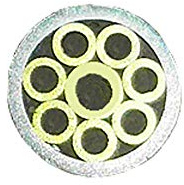 MYIW Knife Mosaic Pins Knife Handle Custom Knives Hunting Knives Pins,9.5cm (6mm)