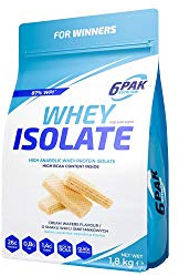 6PAK Whey Isolate 1800g / Waffers Cream