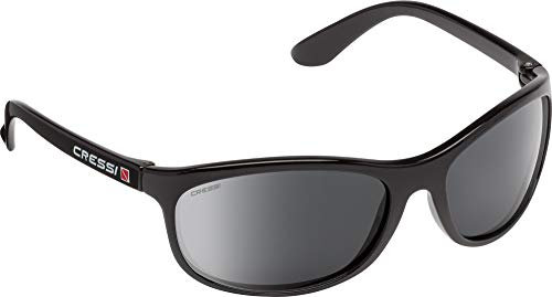 Cressi Rocker Floating Sunglasses - Lunettes de Soleil de Sport Flottantes Polarisées avec étui rigide