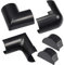 D-Line CLOAP5025B Accessori a Scatto - Canalina = 50mm (Larghezza) x 25mm (Altezza) - Nero