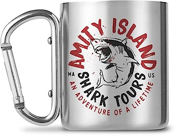 GB eye Jaws Shark Tours Carabiner Mug