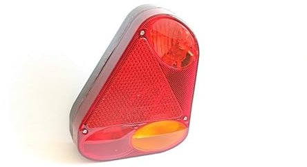 UNITRAILER Anhänger-Rückleuchte Linke Pkw-Anhänger Fristom FT-77, Rot, 12 Volt, E9-Zulassung, IP64 Schutzart