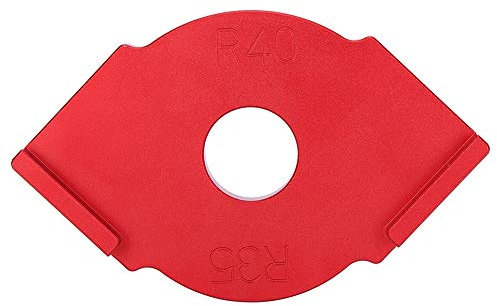 Rounded Corner Template Aluminium Alloy Radius Jig Router Templates Handheld Edge Trimmer Engraving Machine Fillet Tools for R35‑R40