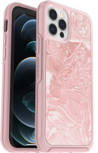 OtterBox iPhone 12 & iPhone 12 Pro Symmetry Series Case - SHELL SHOCKED, ultra-sleek, wireless charging compatible, raised edges protect camera & screen