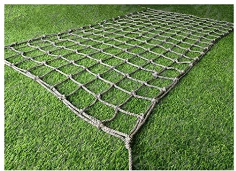 XHP Indoor Climbing Net Anti-fall Rope Net 8mm Thick Rope 10CM Mesh Spacing Outdoor Playground Cargo Net Child Safety Net Kids Climbing Ladder (Color : 10cm-8mm, Size : 2 * 3m(6.6 * 10ft))