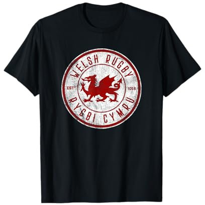 Cymru Souvenir Wales Rugby Top - Welsh Rugby Football T-Shirt