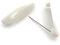 AMANAii® 12 Kopftuch Nadel, Hijab Pin, Sicherheitsnadel, Nadeln, Brosche, Bluse, Tuch, Schal, Befestigung, Clip, Stecknadel, Schachtel, Creme Weiss