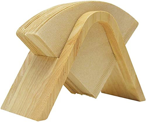 Dulcicasa Kaffeefilter Halterung, Kaffeefilterhalter V-förmiges Design, Kaffee Filtertütenhalter für Küche, Bar, Café, Bar, Café, Café, Filter-Papierhalter (Holz)