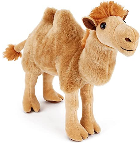 Zappi Co Plüsch Kinder Kuscheltier Weiches Kuschel Plüschtier - Teil der Safari-Tiere-Kollektion, Perfekt für Kinder(26cm)(Bactrian Kamel)