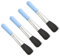 PATIKIL Succulent Cleaning Brush 4Pack 125mm Black Gardening Tools Plant Brush for Garden Blue Handle