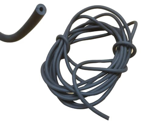 5 metri Tondino gomma zanzariera fissa 07 mm nero bordino guarnizione ricambi