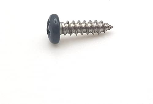 Blechschraube 3,5 x 13 mm RAL 7016 grau anthrazit Zylinderkopf Ph Edelstahl A2 von 100