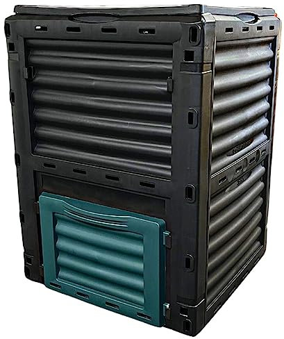 SAKUSEI 300 Litre Outdoor Garden Compost Waste Bin 300L Eco Friendly Composter Waste Converter Bin