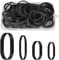 80pcs Large Rubber Bands, 4 Sizes of Tactical Rubber Bands, Heavy Duty Large Elastic Bands, Extra Wide and Thick Black Rubber Bands, Weather-Resistant Rubber Bands for Industrial Camping - Black