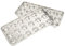 Bac à Glaçons en Acier Inoxydable de qualité Alimentaire Bac à Glaçons en Métal 22 × 11 × 3 304 Moule à Glaçons en Acier Inoxydable Refroidissement par Glace pour le Restaurant