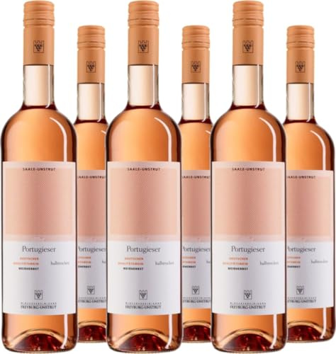 Winzervereinigung Freyburg-Unstrut 6er Vorteilspaket Freyburg-Unstrut Portugieser Weissherbst halbtrocken 2022 (6 x 0.75 l)