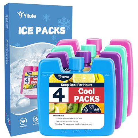 Yitote Kühlakkus für Lunchboxen, Kühlakkus für Kühler, bunte Kühlakkus für Lunch-Taschen – halten Sie es kühl, Outdoor-Aktivitäten, Camping, Picknicks
