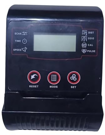 Fonowx Monitor-Geschwindigkeitsmesser, Laufband-Geschwindigkeitsmesser, robuste Übungen, digitaler Herzfrequenzmesser für Fahrräder, Schrittmaschine