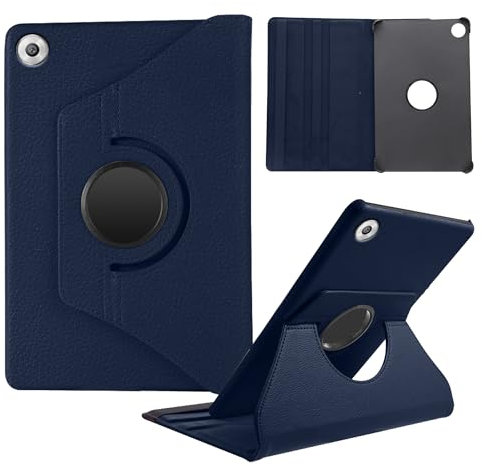 Heremore Custodia Cover Compatibile con Huawei Mediapad M5 8,4 Tablet, 360 Rotating Stand Case Premium Pelle Sottile e leggera