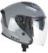 CGM Casco open face, 127A DEEP MONO Grigio, M (57-58cm)