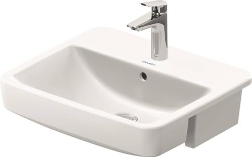Duravit No.1 Halbeinbauwaschtisch Weiß Hochglanz 550mm