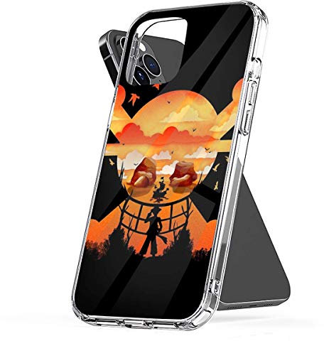 Phone Case One Piece Logo Compatible with iPhone 11 12 13 14 15 Pro Max Mini XR SE 2022 7 8 X Xs 6S Plus For Samsung S21 S22 S23 Ultra A12 A51 A71 5G Transparent
