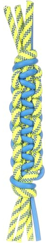 Flamingo Spielzeug für Hund Tofla zugseil blau/gelb S - 35x5x4cm - Schwimmfähig, ideal für Wasserspiele mit Ihrem Hund