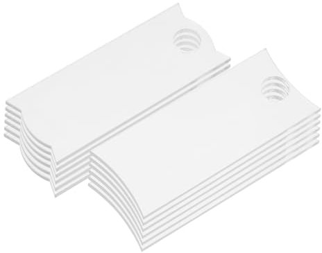 STOBOK 12piezas Etiquetas Acrílicas De Sublimación Para Vasos Etiquetas Personalizables Prácticas