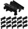 CLISPEED 10 Paar Leiterplattenhalterung Schaltkreisplatte Halterung PCB Montagehalterung PCB Montagezubehör Befestigungsteil für Leiterplatten PCB-Installation von Halterungen Abs Black