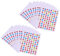 WOLMIK 1760 Stück/20 Blätter Stern-Aufkleber, Selbstklebende Stern Aufkleber Belohnungssticker für Kinder, Bunte Sternaufkleber für Lehrer, Studenten, Scrapbooking, DIY-Grußkarten (1 cm Durchmesser)