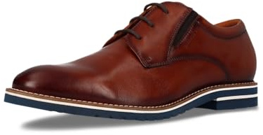 Salamander Herren Businessschuhe, Männer Schnürer, Wechselfußbett,Office,büro,Freizeit,Schnuerschuhe,Schnuerer,Low-tie,Cognac (6300),42 EU/EU UK