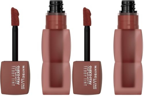 Superstay Teddy Tint Lippenstift 20 Mascara Tear (Packung mit 2)
