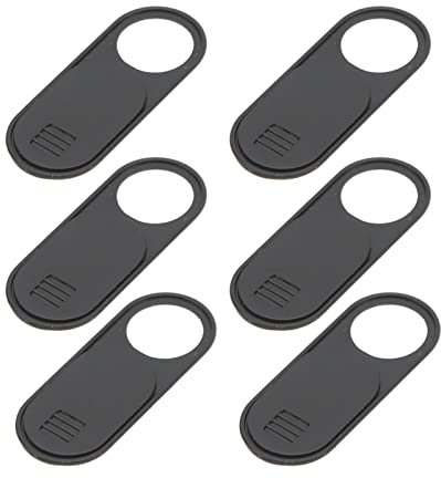 UPALDHOU Car Camera Cover Slider 6PCS Black ABS Interior Cabin Camera Blocker for 2017-2023 Model Y 2021-2023