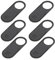 UPALDHOU Car Camera Cover Slider 6PCS Black ABS Interior Cabin Camera Blocker for 2017-2023 Model Y 2021-2023