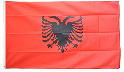 Digni Bandiera Albania - 90 x 150 cm Sticker Gratis